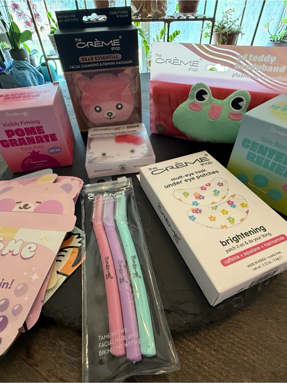 The Crème Shop Pink Bear Facial Cleansing & Firming Massager